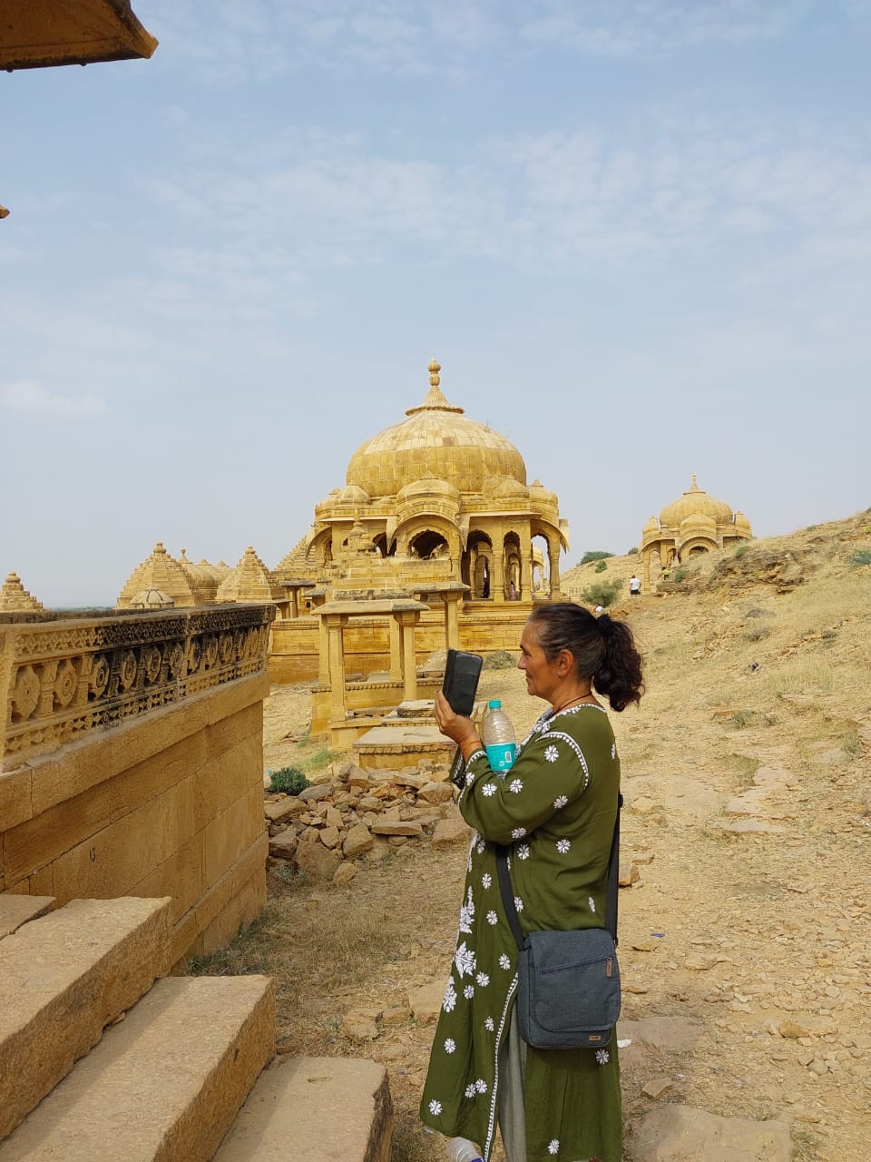 Royal cenotaphs chhatris at Bada Bagh